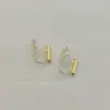 Pendientes de clip para oreja, convertidor de espiral antimosquitos, invisibles, indoloros, sin orejas, para mujer, con clip en espiral, con clip triangular, accesorios