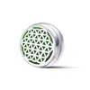 Hong Kong, Macau e Taiwan Cabelo liso 15mm fivela de fragrância fivela oca de aromaterapia fivela de máscara fivela de sucção magnética clipe de óleo essencial aromático válvula de respiração