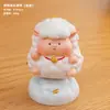 Año de la Oveja Figura Giratoria del Zodiaco de la Oveja Escritorio Alivio del Estrés Creativo Gama Alta Nicho Decoración de Coche Regalo de Año Nuevo