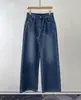 Jeans BORBOTIE para mujer 2026 colección otoño/invierno nuevo estilo BC old money cintura alta ligeramente elásticos sueltos de pierna ancha