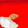 Anillo de oro arena para mujer que no se desvanece por mucho tiempo, pequeño dulce, imitación oro, abierto, anillo para mujer, accesorios de aleación de cobre, nuevo al por mayor