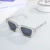 Moda transfronteriza nuevas gafas de sol celebridad de internet montura grande sensación de alta gama gafas de sol cuadradas para mujer gafas de sol para hombre fotografía callejera al aire libre adelgazantes