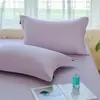 Fronhas 100% algodão 48x74cm, conjunto de duas, para uso doméstico, algodão puro para adultos, cor sólida, fronha interna única para uma pessoa