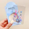 Lindas Pegatinas para Uñas Sanrio para Niños, Pegatinas de Uñas Desgastables, Parches para Uñas de Kuromi, Juguetes de Dibujos Animados para Niños