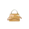 Bolsa de Ombro Único com Design Simples para o Dia a Dia Retrô Casual Feminina 2026 Simples Novo Estilo Textura de Cor Sólida Bolsa Feminina Moderna