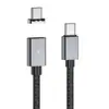 Cabo Magnético para Celular Pd100W Cabo de Dados 5A Cabo de Carregamento para Computador Cabo de Carregamento Rápido Cotovelo 1.5m Cabo Magnético Tyc