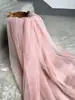 Ajustada à pele, amigável à pele, rosa nude, rosa pasta de feijão, anti-pilling, malha macia, tecido, véu de noiva, cortina, roupa