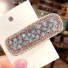 Processamento personalizado novo grampo de cabelo de strass strass grampo de cabelo de vidro quebrado grampo de cabelo de strass quebrado para franja