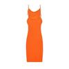 Amazon Verano Europeo y Americano Nuevo Ropa para Mujer Color Sólido Sexy Vestido de Tirantes Cuello en V Cola de Pez Largo Moderno Hombros Descubiertos