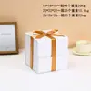 Caja de Regalo Cuadrada de Cinta Personalizada Caja de Embalaje Plegable de una Pieza Caja de Regalo de Navidad DIY Venta al por Mayor Transfronteriza