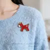 Broche do Ano do Cavalo do Zodíaco de Alta Qualidade Luxuoso Unissex Esmalte Gotejado Fofo Cavalo Pequeno Broche Acessório Pino