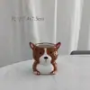Comércio exterior cerâmica desenho animado animal de estimação fofo transfronteiriço mais vendido simples e adorável animal planta suculenta vaso de flores criativo vaso para jardinagem em casa