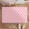 Alfombrilla de baño de estilo coreano color crema con forma de estrella, alfombrilla de tierra de diatomeas absorbente de agua y de secado rápido, alfombrilla antideslizante para pies para baño y aseo
