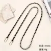 Bolso de Cadena de Cuero Cruzado Accesorios de Verano Correa de Hombro DIY Correa para Teléfono Accesorios de Cadena para Teléfono Estilo Chanel