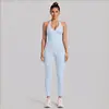 Conjunto de Chaleco de Yoga Cruzado con Cuello Halter en V y Copas Fijas, Chaleco Deportivo con Hermoso Diseño en la Espalda, Conjunto de Tops Casuales para Fitness