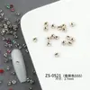 Mini Joyería de Diamantes Deslumbrantes Diamantes Pequeños de Colores para Uñas Acabado Diamante Bola de Diamante Sin Base Decoración de Diamante para Uñas