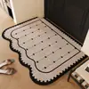 Tapete de entrada estilo usado tapete de entrada resistente à sujeira antiderrapante carpete interno de pelo em laço resistente ao desgaste tapete de entrada