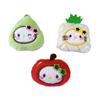 Lindo Colgante de Peluche de Dibujos Animados Serie de Frutas Llavero Chillón Colgante Ropa Zapatos Sombrero Pantuflas Accesorios Decorativos