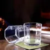 En Stock Al Por Mayor Vasos de Vidrio para Agua Hogar Hotel Vasos Transparentes de Vidrio Regalos Dropshipping Vasos de Cerveza Vasos