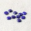 Cabochão Quadrado Bruto de Mineral Natural Lápis Lazúli Afegão Personalizado Cabochão Ovalado Liso Sem Tratamento Pedra Solta