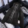 Jaqueta externa três em um para homens e mulheres, conjunto de duas peças destacável de plumas e fleece, roupa de trabalho quente para outono e inverno