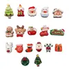 Navidad Dibujos Animados Muñeco de Nieve Resina Accesorios DIY Pegamento de Crema Funda de Teléfono Imán para Nevera Pasador Cuerda para el Cabello Joyería Accesorios Pequeños