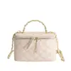 Bolsa Pequeña de Bordado de Diamantes para Mujer 2026 Nueva Moda Versátil Bolso Cruzado con Cadena Bolso de Mano Muy Popular Caja Bolsa Cuadrada Pequeña