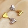 ¡Diseño YS! Moda europea y americana anillo de color contrastante acero inoxidable chapado oro 18K plata serie de costura aretes collar