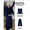 Conjunto de sudadera holgada y pantalones de chándal de otoño, ropa deportiva casual para mujer, conjunto completo de estilo coreano nuevo 2026