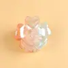 Pinza de Tiburón Pequeña de Flor Colorida Brillante de Gama Alta, Pinza para el Flequillo de Moda y Exquisita, Accesorio para el Cabello de Media Recogida