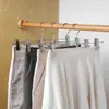 Estante de Metal Multifuncional a Prueba de Viento para Pantalones con Pinzas Retráctiles para Pantalones y Faldas, Pinza de Acero Inoxidable para Pantalones para el Hogar, Puesto de Dormitorio