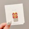 2026 Nuevo Adorno de Broche de Dibujos Animados Papá Noel Insignia Navideña Linda Mujer Reno Pin Creativo Accesorios