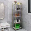 Estantería de Almacenamiento para Baño Jub de Pie para Esquina del Baño Estantería de Almacenamiento para Esquina del Inodoro del Hogar Cocina
