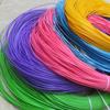 Cesta redonda de plástico de ratán completamente nueva, sólida, 2.4, material tejido, tira de plástico hecha a mano para bricolaje