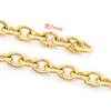 Cadena cubana de acero inoxidable de 7 mm de ancho, estilo europeo y americano, para hombre, estilo hip hop, para bolso cruzado, cadena decorativa.