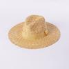 Sombrero Jazz de Paja de Ala Ancha Multicolor de Moda Casual para Primavera y Verano, Sombrero de Paja Popular para Playa al Aire Libre, Sombrilla