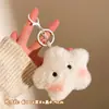 Llavero Colgante de Muñeco de Peluche Lindo Decoración de Bolsa de Dibujos Animados Accesorio para Mochila de Estudiante Pequeño Regalo para Evento de Apertura