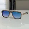 Dts403 Moda Europea y Americana Transfronteriza Superior Lujo Accesible Metal Dt Home Cuadrado Festivo Gafas de Sol de Moda para Hombres y Mujeres Fiesta