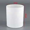Taza de Vela de Aromaterapia de Fábrica Contenedor de Vela de Vidrio de Color Adornos Decorativos Románticos para Interiores Taza de Portavelas Casera para Bricolaje
