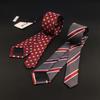 Versión coreana de la moda británica para corbatas de hombre estrecha moda de boda corbata de 6 cm 1200 puntadas poliéster fabricantes