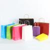 Bolsa de papel kraft al por mayor, bolsa de papel para embalaje de leche, té, pasteles, tienda de ropa, bolsa de papel portátil, bolsa de regalo para tienda de gafas