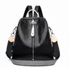 Mochila de Cuero Suave Multifuncional de Gran Capacidad para Mujer Mochila Nicho Moda Coreana Bolsa de Viaje para Exterior Bolsa de Hombro Único