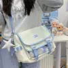 Mochila escolar transfronteriza, bolsa de mano linda estilo japonés, bolsa cruzada, mochila escolar para estudiantes de primaria, bolsa de hombro casual ligera de gran capacidad