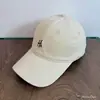Boné de Baseball Simples Estilo Coreano Bordado com Letra H& Unissex Moda Casual Top Macio Boné de Bico de Pato Aba Larga Faz o Rosto Parecer Menor
