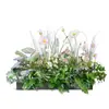 Arte Floral de Três Caracteres, Combinação de Paisagismo com Planta Verde Artificial, Decoração de Paisagem com Flores Artificiais, Vitrine de Arte Floral, Decoração de Pátio