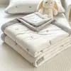 Novo Colchão de Verão 100% Algodão, Colcha de Ar Condicionado, Colcha Fina de Algodão Puro para Verão, Lavável à Máquina, Colcha Fina de Verão para Uma Pessoa