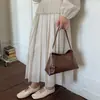Bolso de Hombro Minimalista de Estilo Coreano de Nicho para Mujer, Nuevo Verano 2026, Bolso Casual Retro Versátil para el Día a Día