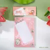 Bloc de notas adhesivas de rana de dibujos animados, Bloc de notas para planificador no adhesivo, Papel para material de planificación, Cuaderno de registro rasgable, Estilo portátil para arrancar