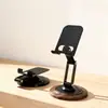 Novo Suporte de Mesa Portátil de Aço Carbono para Celular Dobrável Preguiçoso Transmissão ao Vivo Tablet Metal Suporte de Celular Atacado