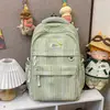 Mochila listrada estilo INS japonês 2026 Nova Coleção Primavera Mochila Estudantil de Alto Valor para Meninas Mochila Simples Leve